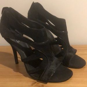 Aldo black leather shoes